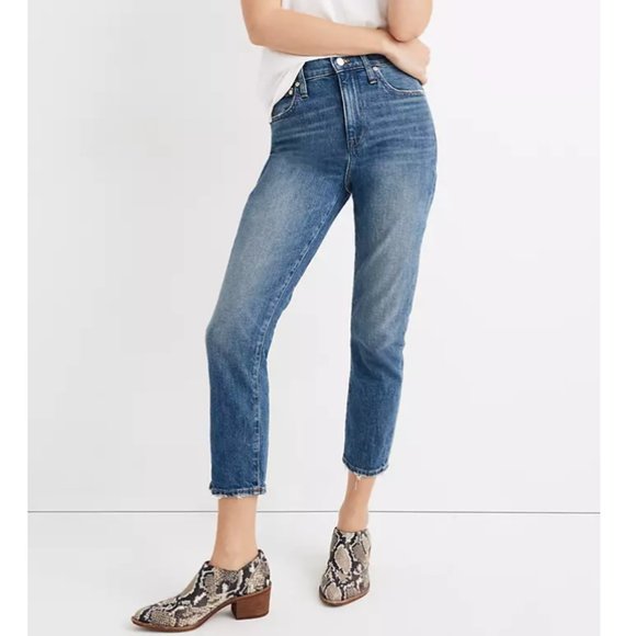 Madewell Denim - MADEWELL/ high rise slim boyjean lavern wash